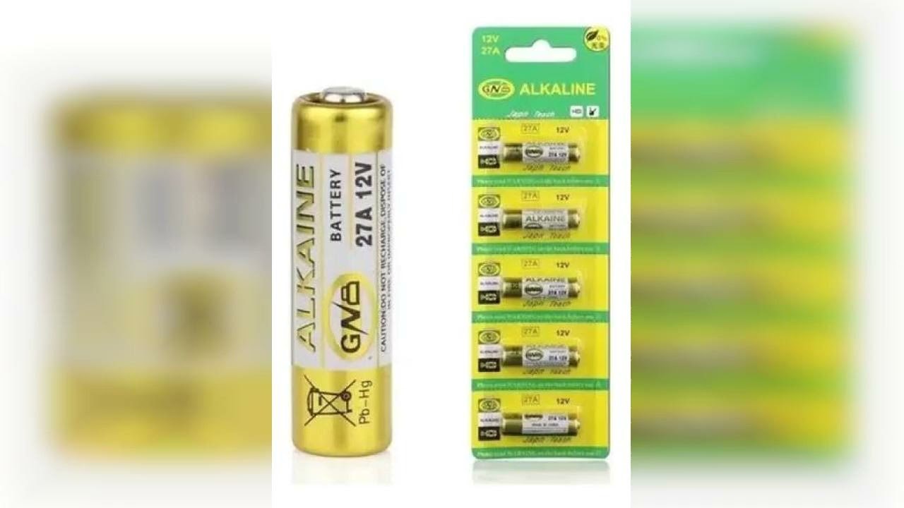 Review: Pilha Bateria 27a 12v Cartela Com 5 Pç Original Controle 433