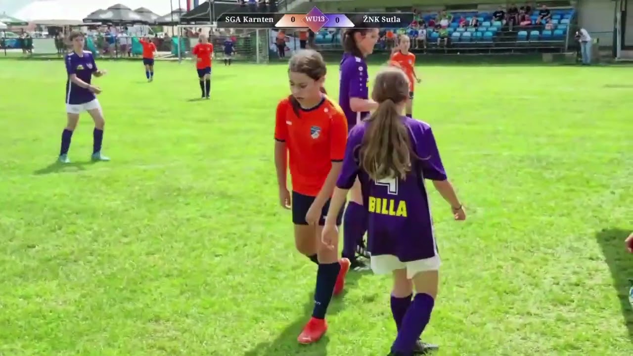 Girls Trophy U13 2023; Polufinale; SGA Karnten WU13 - Žnk Sutla Laduč WU13 1-2