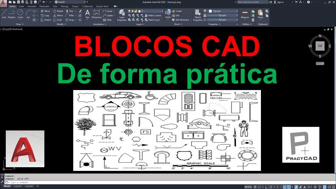 Como trabalhar com Blocos no AutoCAD (Atualizado 2021)