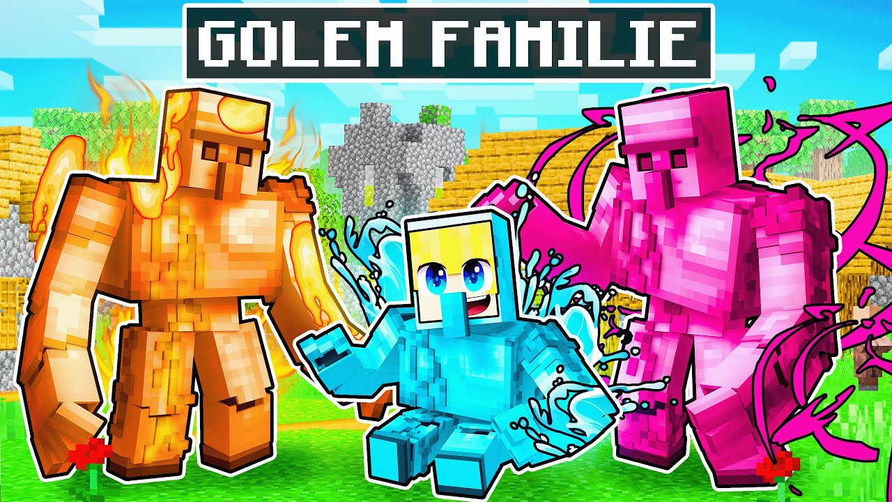 ADOPTIERT von der GOLEM FAMILIE in Minecraft!