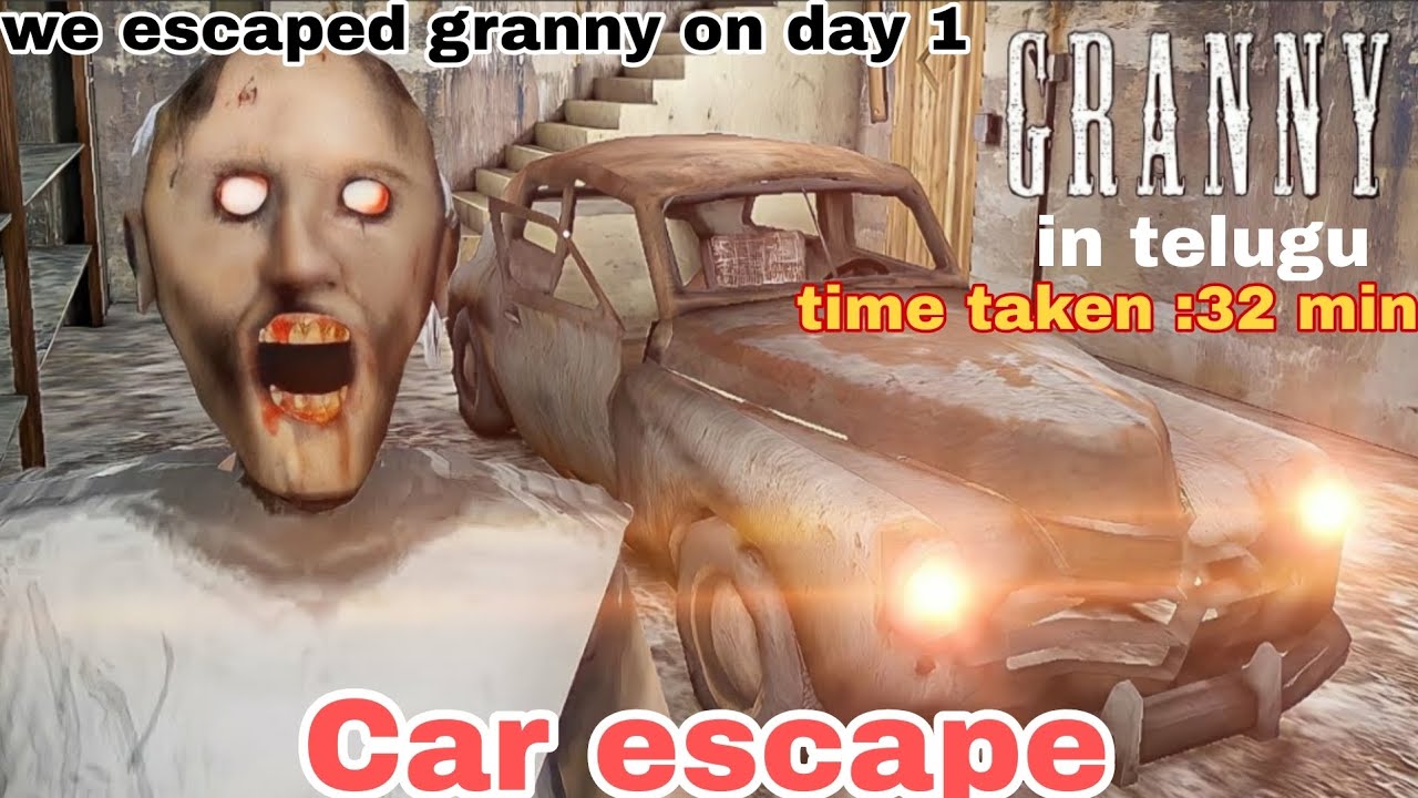 | granny car escape 😯 | car key 🔐 torture me |Naruto Telugu gamer 😄 | subscribe now 🙏❤️ |