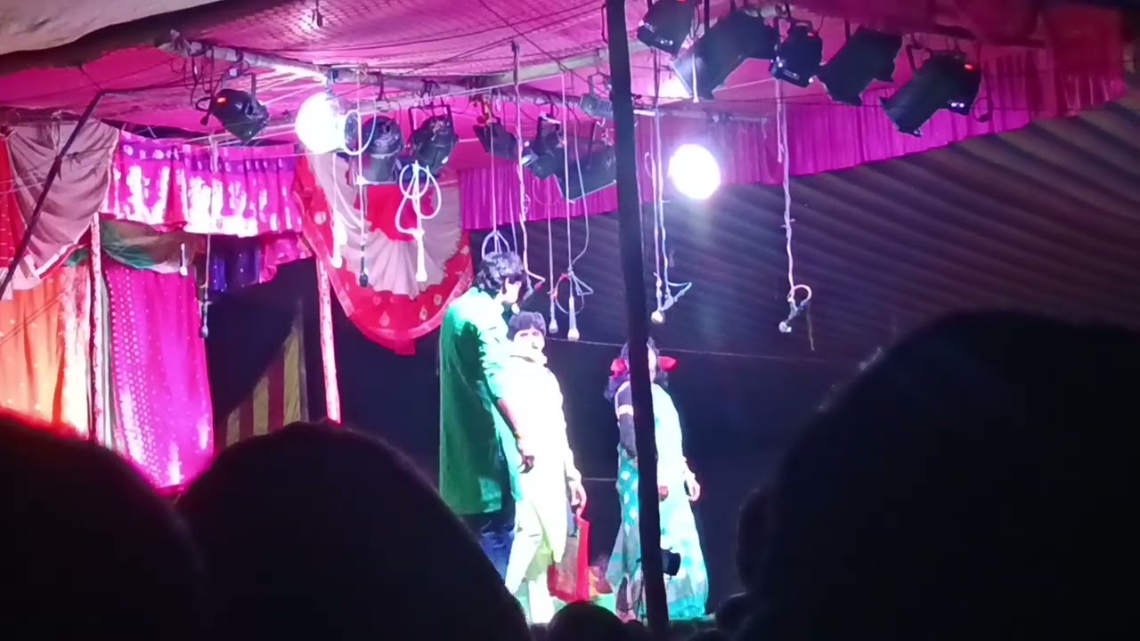 রক্ত দিয়ে মায়ের পূজা যাত্রা পালার একটি গুরুত্বপূর্ণ দৃশ্য 🙏 