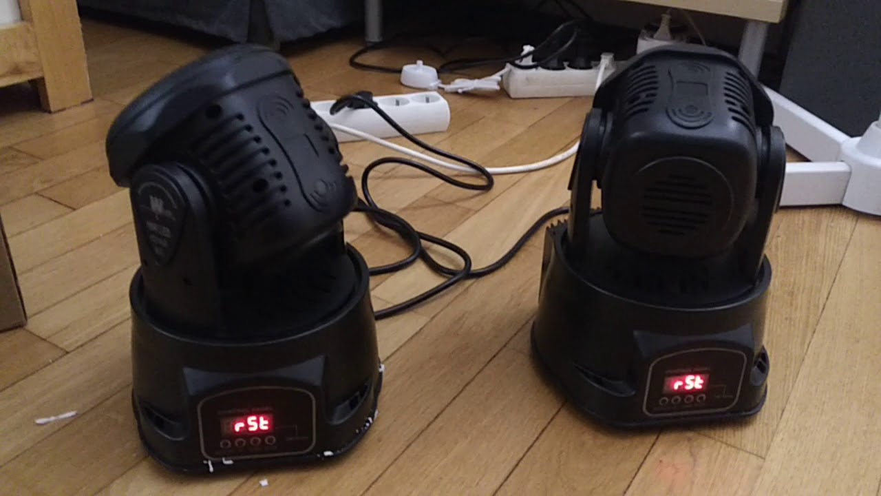 Wash mini LED moving head issue (wish lyre LED DMX)