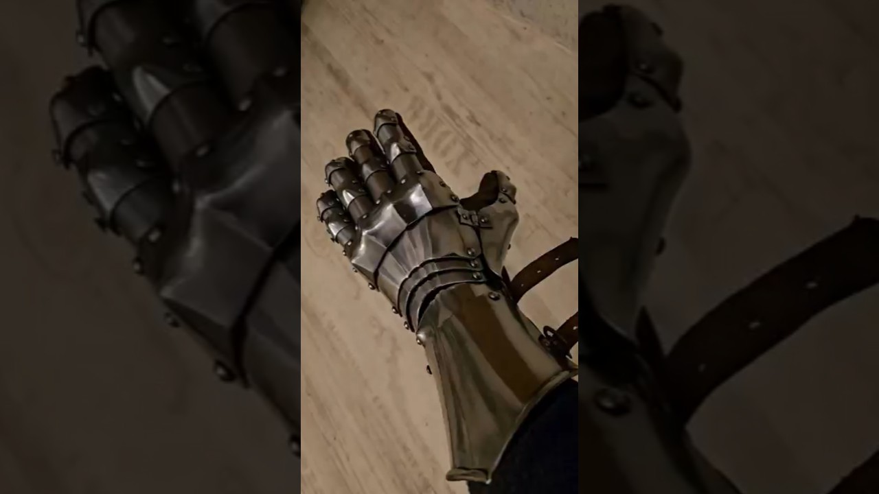Beweglichkeit der gotischen Gauntlets