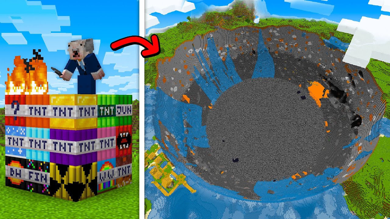 J'ai Testé TOUTES les TNTS de Minecraft !