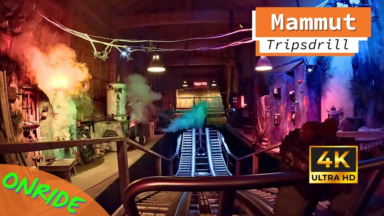 Mammut Tripsdrill Onride  - Starke Holzachterbahn bis 90 km/h