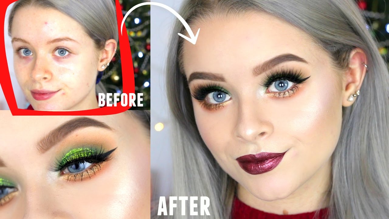 HOW TO BEAT YOUR FACE AT CHRISTMAS - MOSTLY DRUGSTORE | sophdoesnails