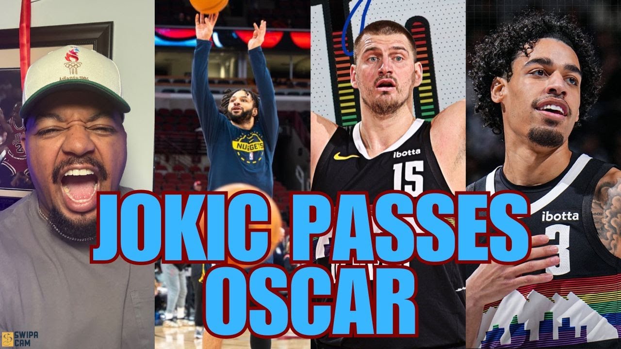 NIKOLA JOKIC PASSES OSCAR ROBERTSON | Nuggets Beat Bulls