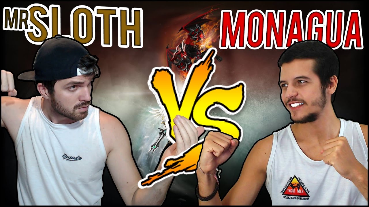 SLOTH VS MONAGUA - BATALHA ÉPICA ENTRE 2 NOOBS - PARTE 1