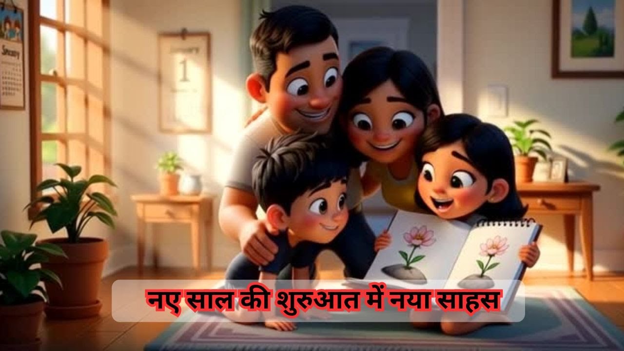 नया साहस  नए साल की शुरुआत | First day of year | Hindi Stories | Hindi Cartoon | हिंदी कार्टून |