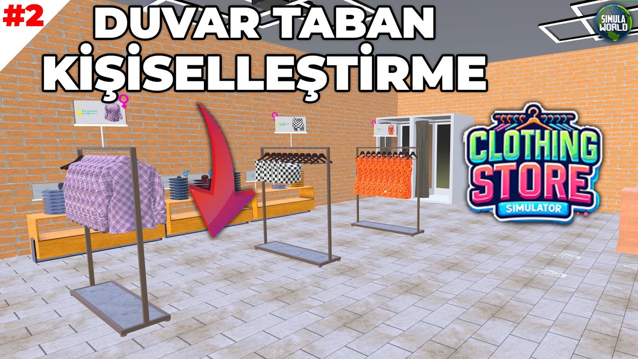 FULL S&Uuml;R&Uuml;M BUG&Uuml;N &Ccedil;IKTI 🥳 | 🇹🇷 YERLİ S&Uuml;PER OYUN | CLOTHING STORE SIMULATOR G&Uuml;NCELLEME