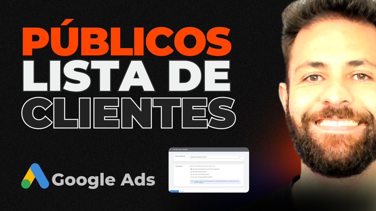 🌟Como Criar Lista de Clientes no Google Ads - Subir Lista de Clientes