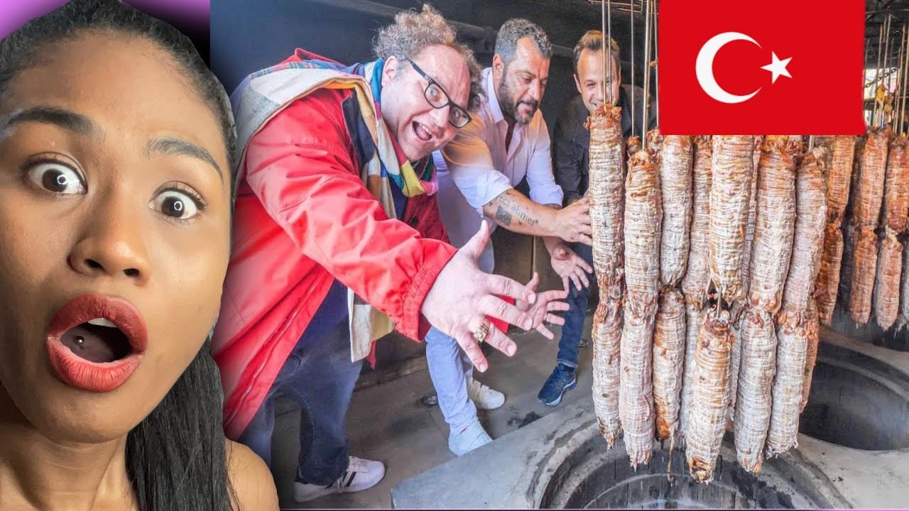 Most UNIQUE Street Food in Turkey - UNDERGROUND Kokorec FACTORY | Reaction