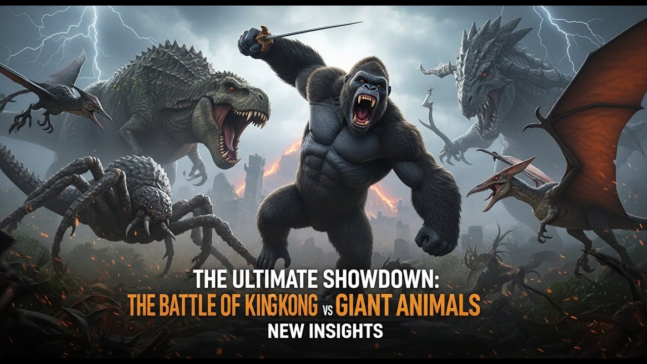 The Ultimate Showdown: The Battle of King Kong vs Giant Animals New Insights