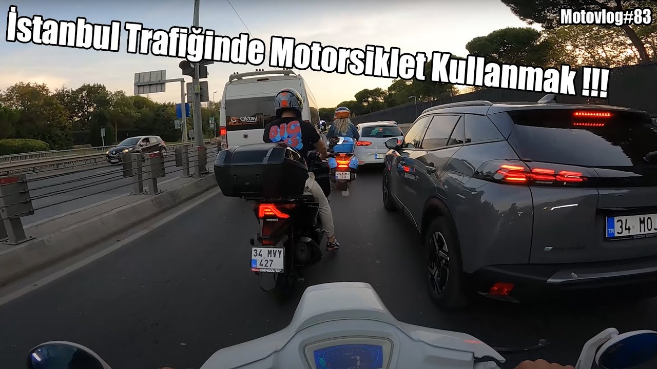 50Cc Scooter İle İstanbul Trafiğinde Hayatta Kalma M&uuml;cadelesi Motovlog#83