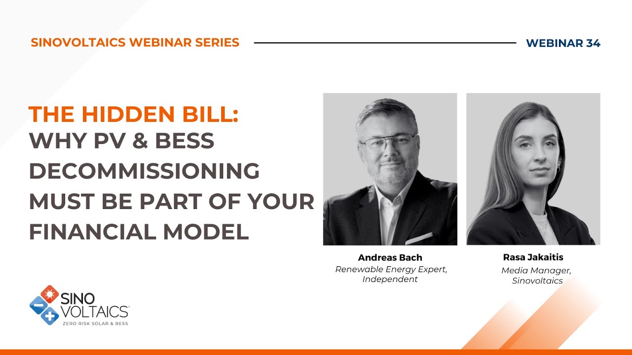 The Hidden Bill: Why PV & BESS Decommissioning Must Be Part of Your Financial Model