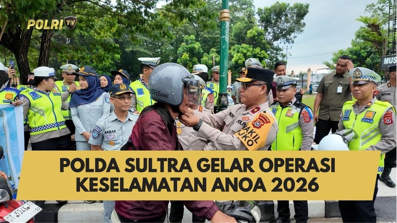 POLDA SULTRA GELAR OPERASI KESELAMATAN ANOA 2026
