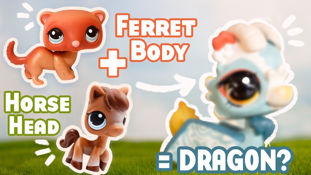 LPS Horrific Head Swaps #2 - Horse Head & Ferret Body