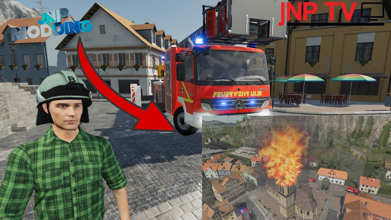 LS19 Kirchenbrand, 🔥🚒 Freiwillige Feuerwehr braucht Unterstützung | JNP Modding