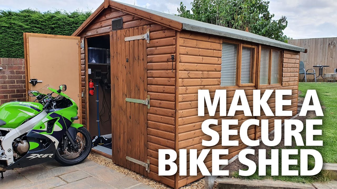 How to make your shed secure: Best motorcycle storage & insurance