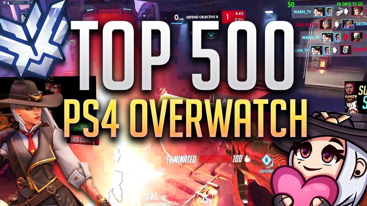 Top 500 on PS4 Overwatch.. SEASON 22
