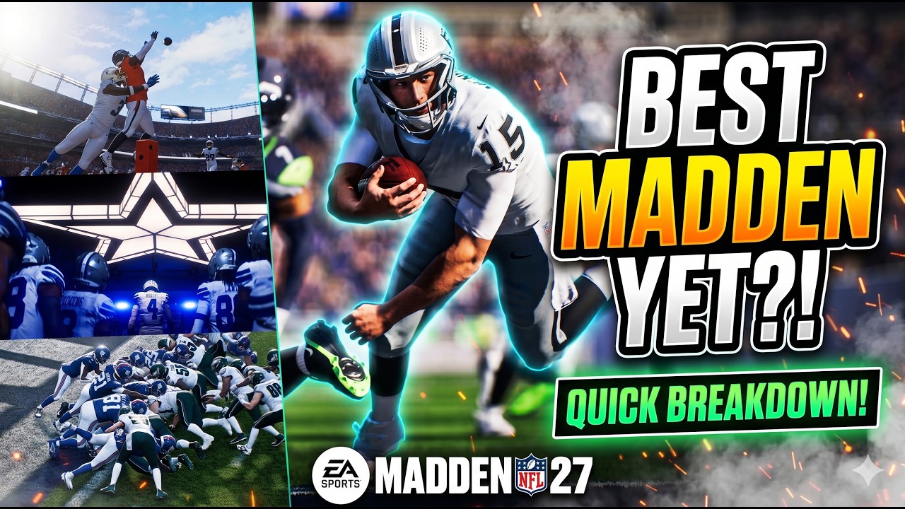 Подробный обзор Madden 27! Огромные сюрпризы!