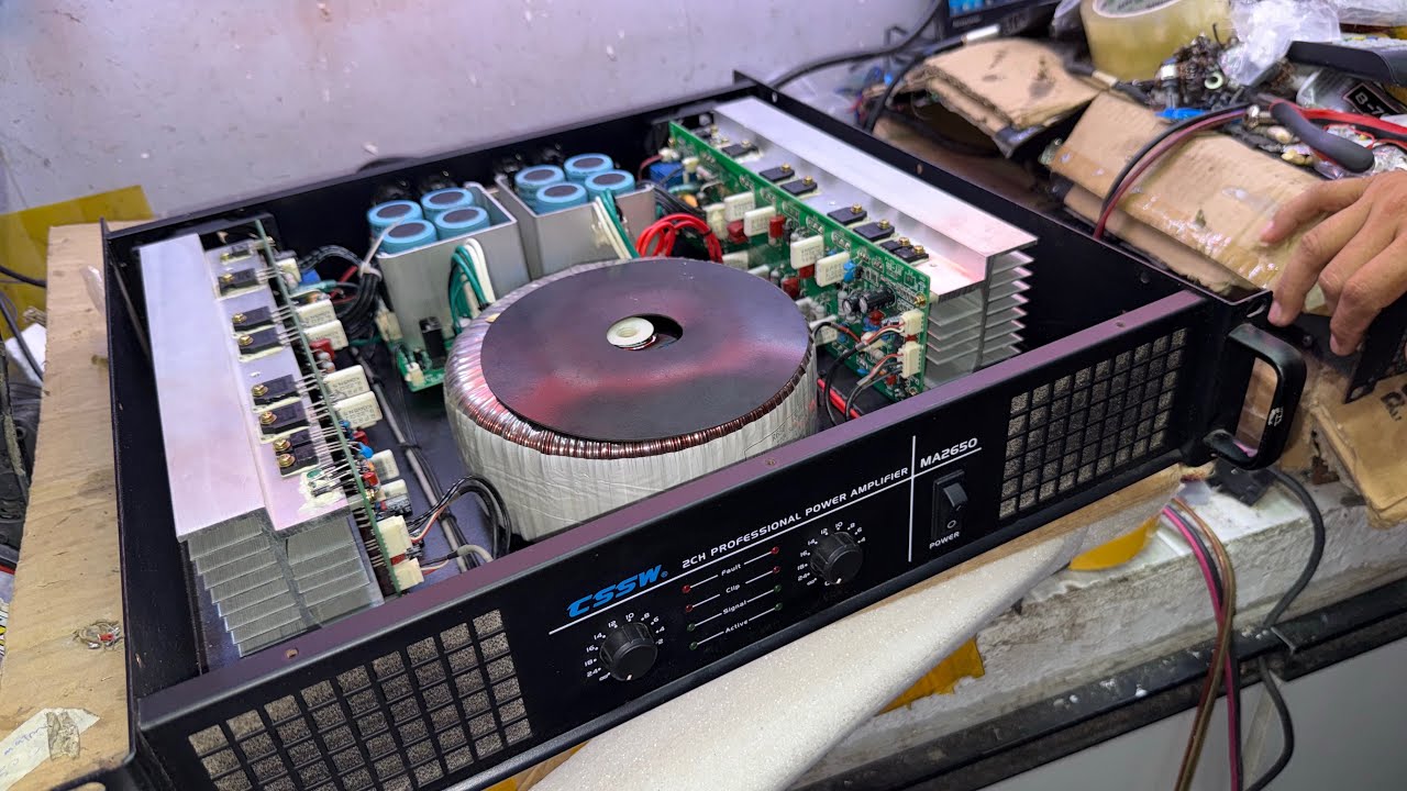 Power amplifier na pumutok ang fuse at may shorted tips kung paanu ayusin step by step