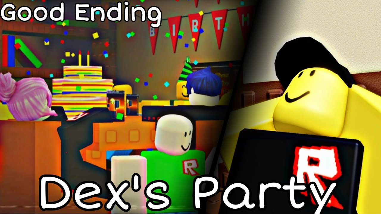Dex's party GOOD Ending | Roblox | Full Walkthrough (No Commentary)