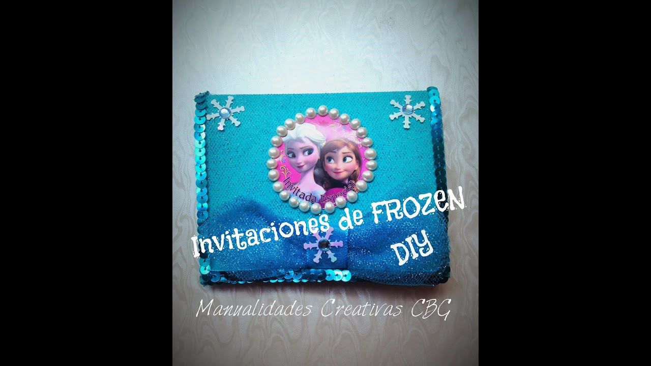 DIY invitaciones de FROZEN Elsa Anna tul Frozen invitations