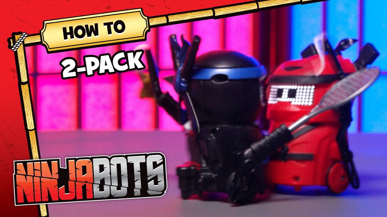 Ninja Bots! Hilarious Battling Robots | Learn to be a Ninja Bots Master | Double Pack
