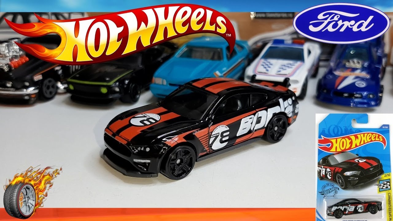 Custom Hot Wheels 2018 Ford Mustang GT HW Speed Graphics 2/10