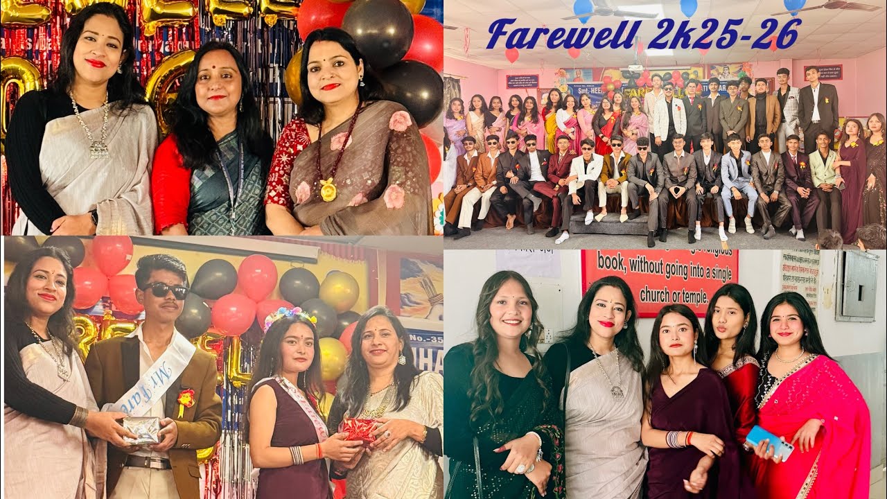 Farewell #students #memories #lovelymoments #a chapter closed- a new beginning 