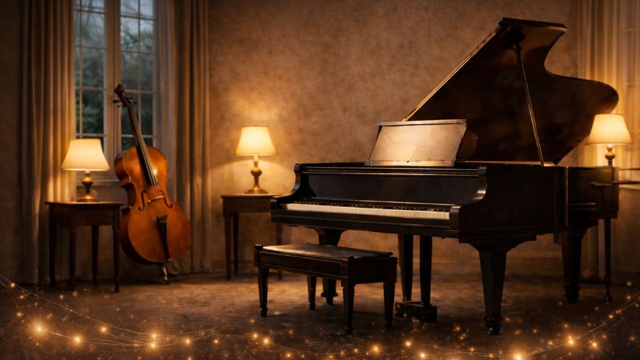Warm Library-Style Piano & Cello for Focus