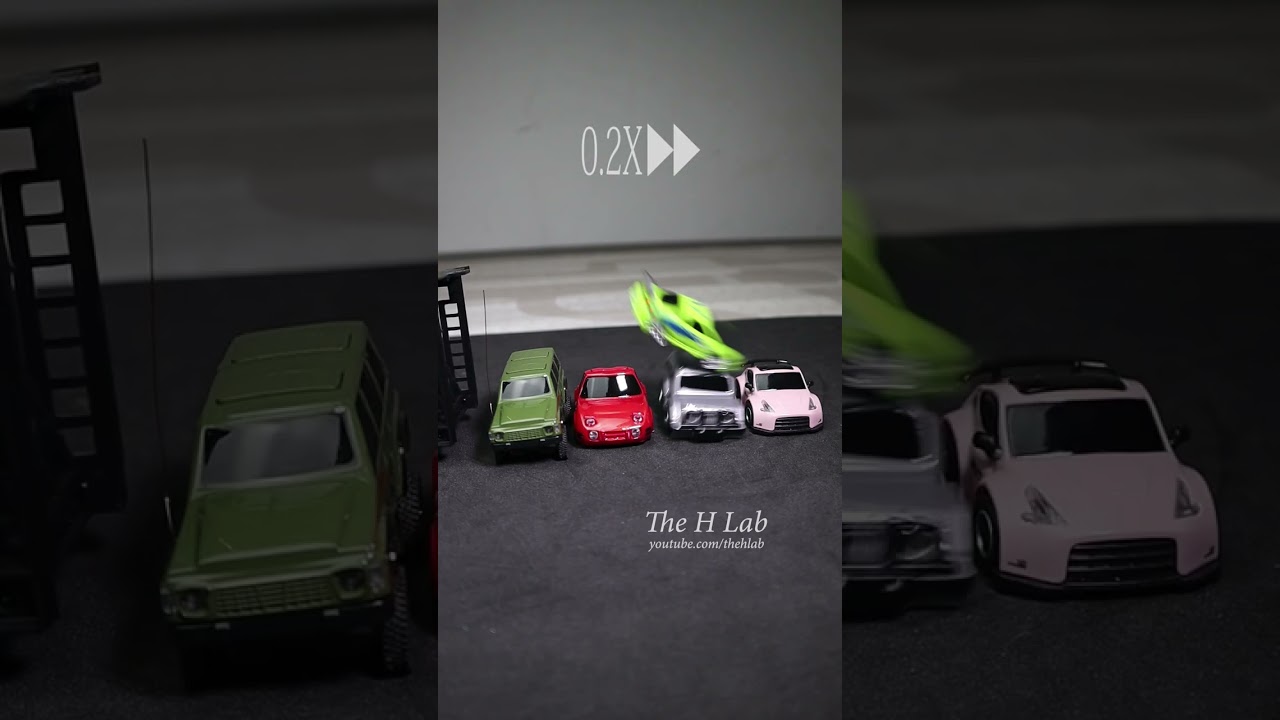 Micro RC Car Jumping championships | The H Lab #shorts