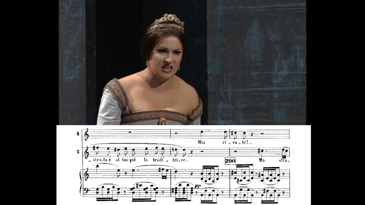 Netebko y Garanča: «Dio che mi vedi in core», Anna Bolena, de Donizetti.