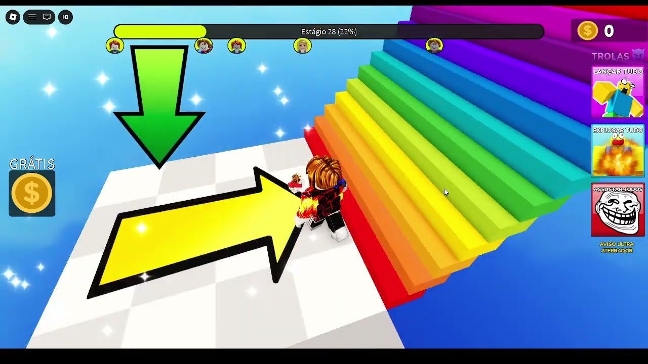 Jogando easy obby com voces #roblox