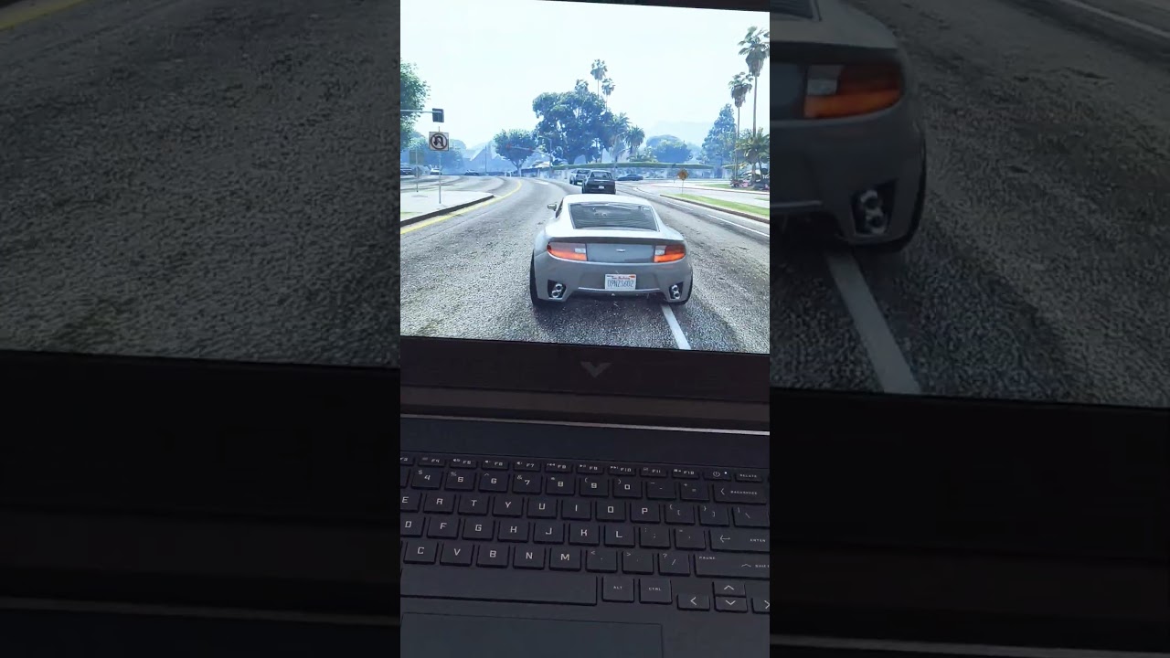 Playing GTA 5 in HP Victus 15 #gta #gta5 #amd