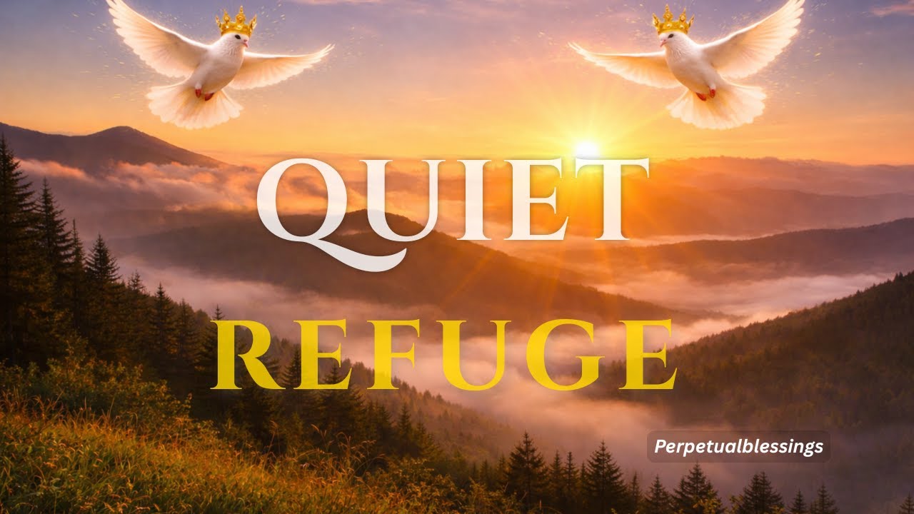 Quiet Refuge | Soothing Worship Lyric & Instrumental (Psalm 46:1)