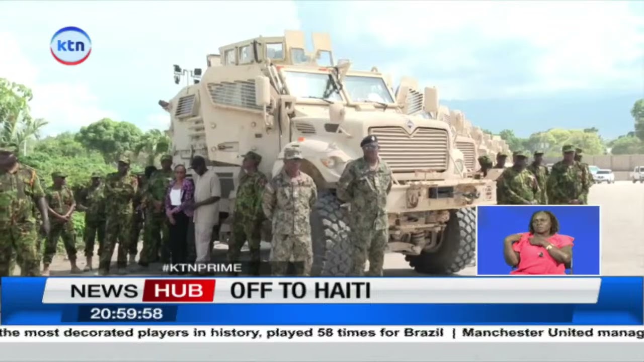 Another batch of 168 Kenyan police officers leave the country for Haiti