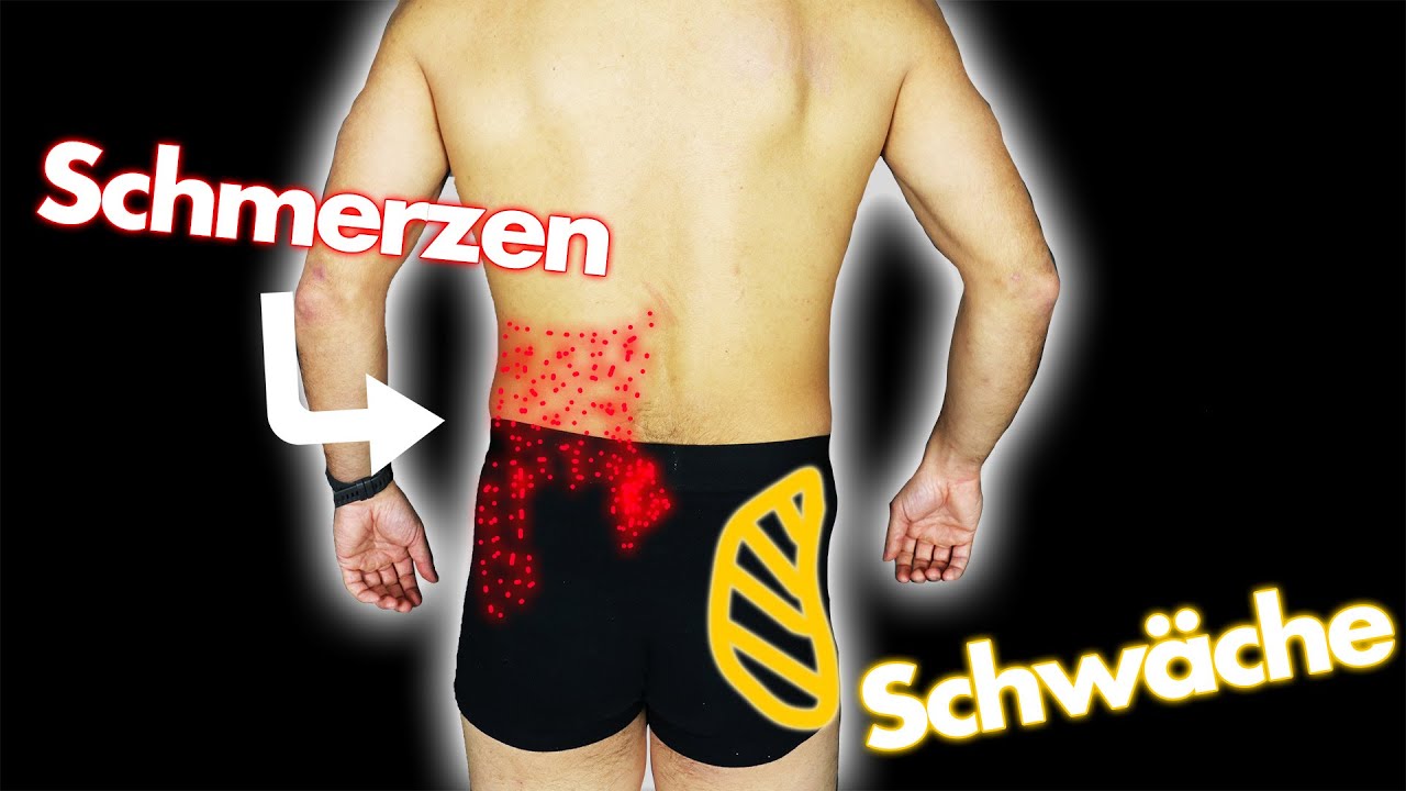 Schwacher Po = Rückenschmerzen ►►► So beseitigst du das Problem!