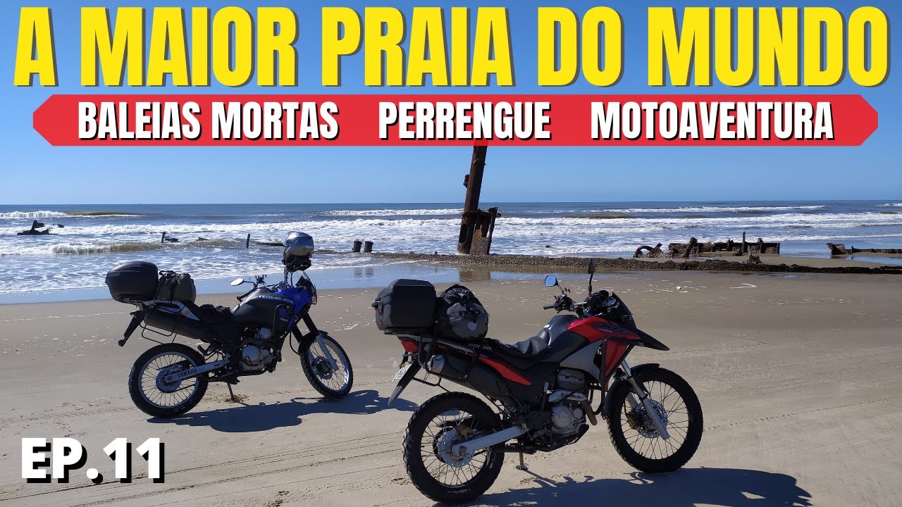 TRAVESSIA da PRAIA do CASSINO - A MAIOR PRAIA do MUNDO - VIAGEM SUL DO BRASIL - EP.11