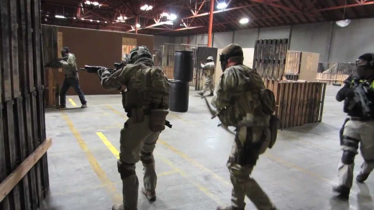 CQB CITY AIRSOFT ACTION April 15th 2012 (Polar Star Epic Nerf Kill USP45 G36 Shotgun)