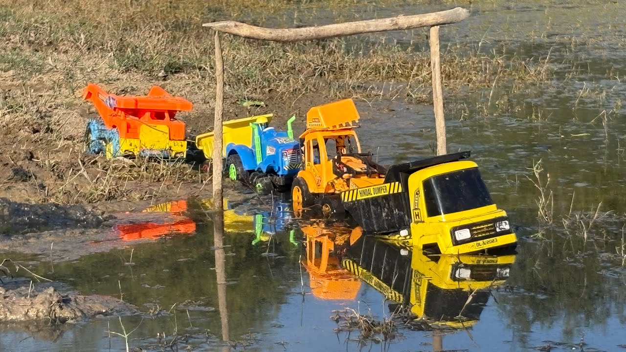 MINI NEW JCB TRACTOR DUMPER CARTOON PART2  || RR TOYS 