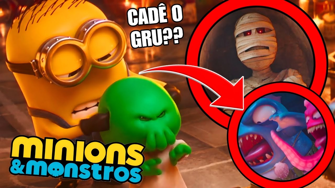 SAIU!! MINIONS 3 Trailer REVELADO!! O Gru NÃO ESTÁ no FILME?? - Minions e Monstros 