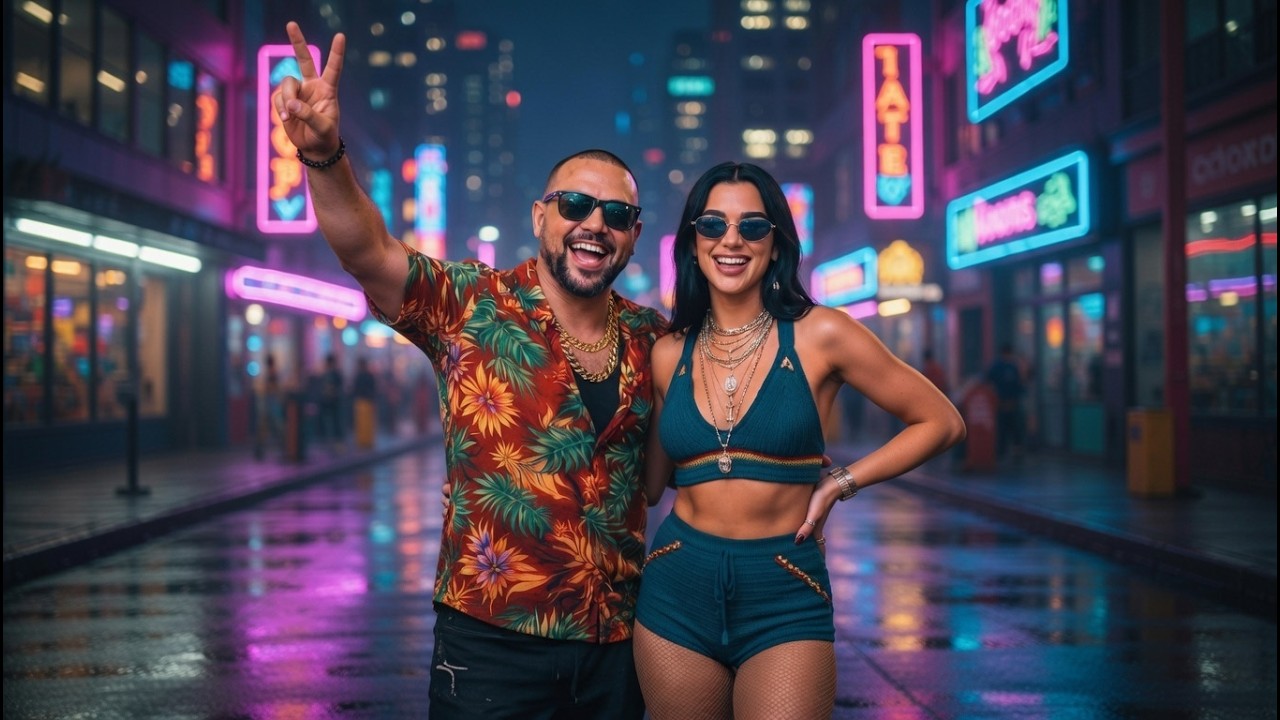 Sean Paul ft Dua Lipa - Feel the Night (official lyrical music video )