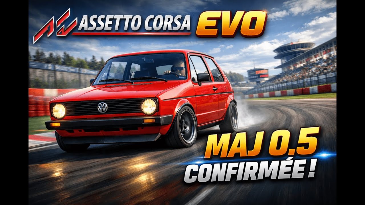 Assetto Corsa EVO : MAJ 0.5 CONFIRMÉE !🟢 Date de sortie, nouvelles voitures ?