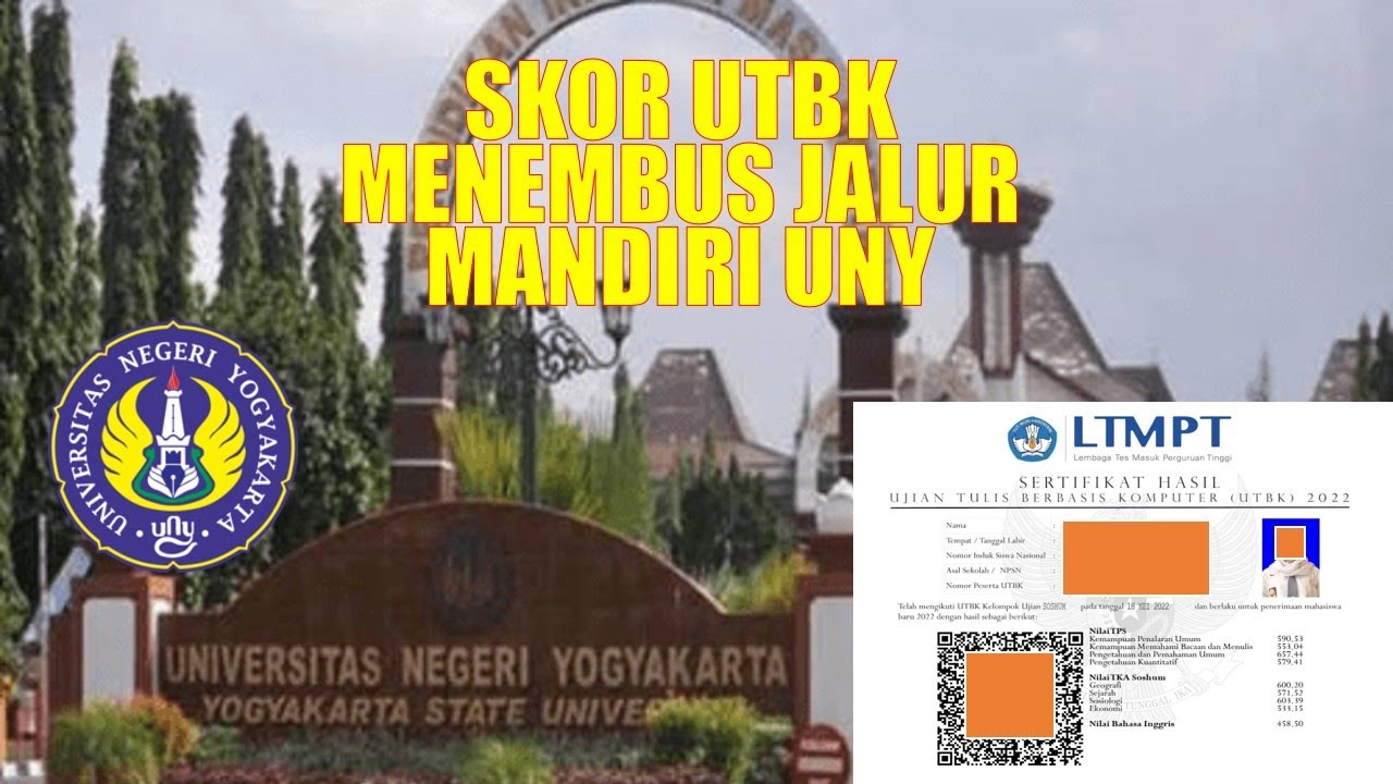TIPS MENEMBUS JALUR SKOR UTBK UNY