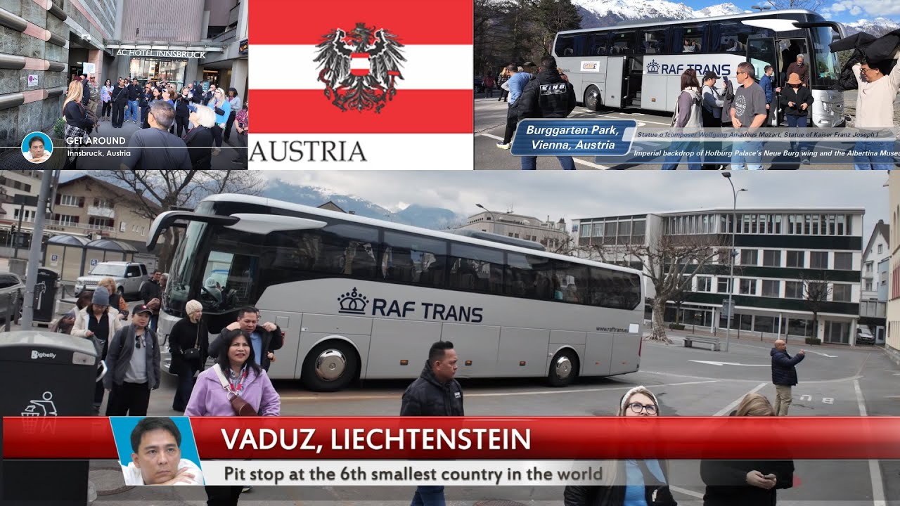 VADUZ, LIECHTENSTEIN AND  INNSBRUCK, AUSTRIA TRAVEL VLOG.