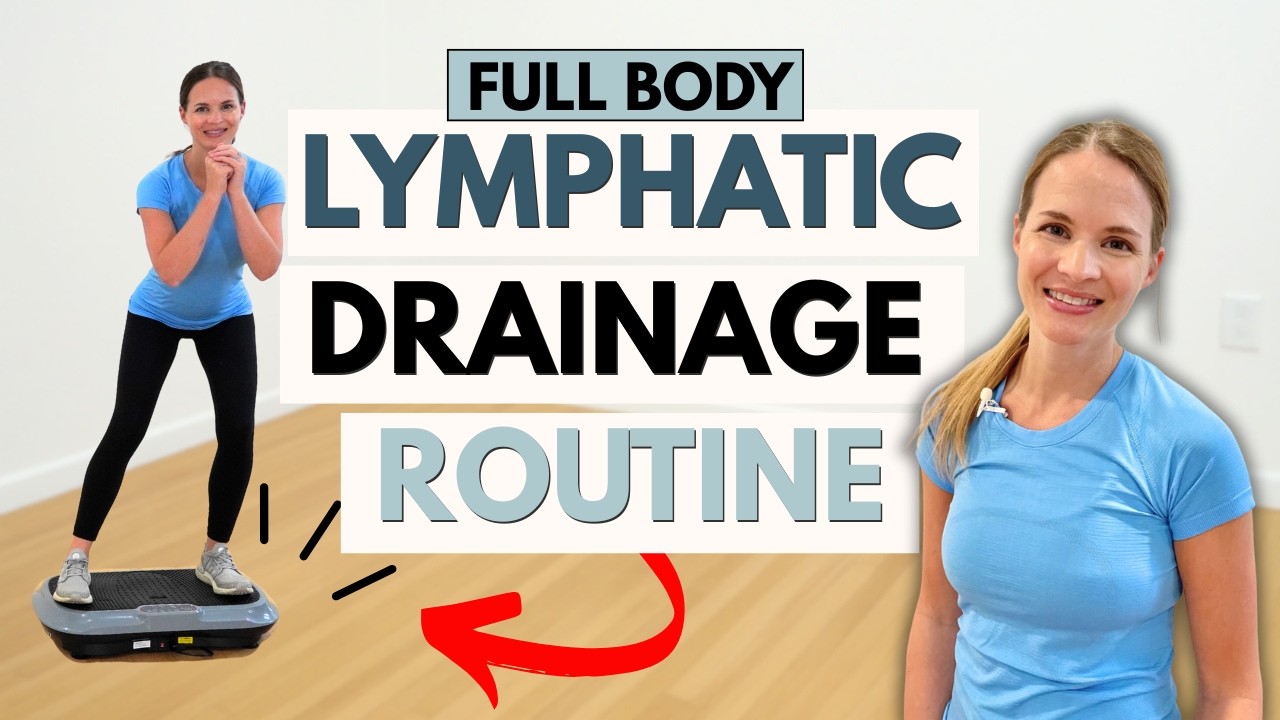10 Minute Vibration Plate Exercises for Lymphatic Drainage