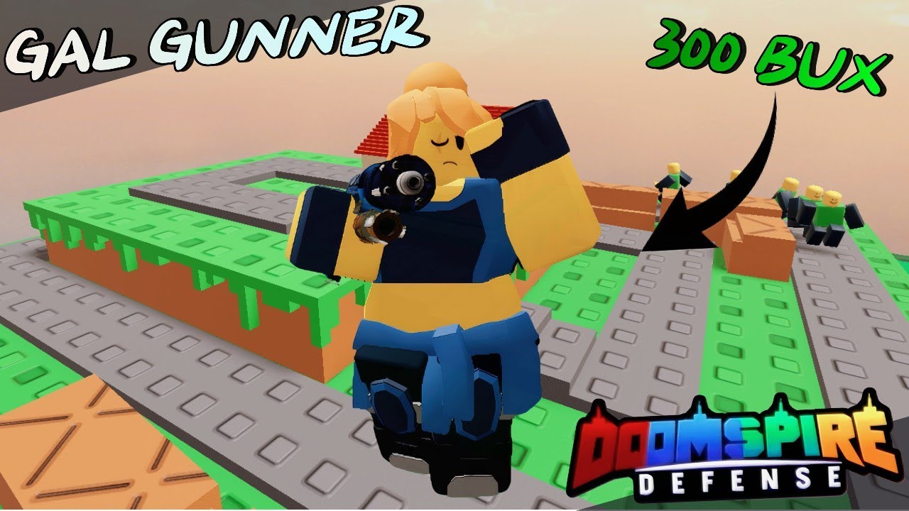 New Gal Gunner Skin Showcase! │Doomspire Defense│